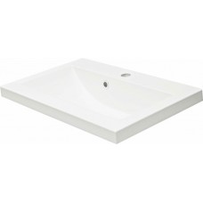 РАКОВИНА НАКЛАДНАЯ FANCY MARBLE JODY 600, БЕЛАЯ